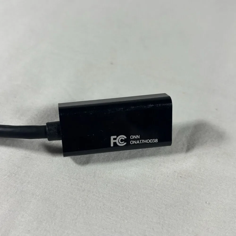 Onn Mini DisplayPort to HDMI Adapter Cable ONA17H0038 Black Converter